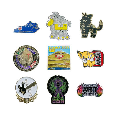 kupować Niestandardowy miękki emaliowy szpil z spersonalizowanym logo i złotem / srebrem / miedzianą pokrywą online manufacture