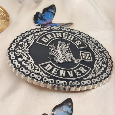 kupować Niestandardowe logo 3D Antyczny pas motocyklowy online manufacture