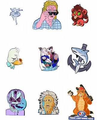 kupować Niestandardowa miękka emaliowana przypinka z brokatem, metalowa odznaka dla anime i kreskówek online manufacture