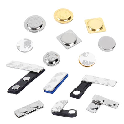 kupować Neodymowa odznaka prostokątna Magnes Adhezyjny Niestandardowy Magnetyczny Etykiety Nazwy online manufacture