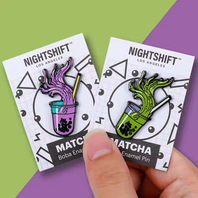 kupować  Backing Card Funny Cute Design Hard Soft Enameled Metal Wholesale Lapel Pins Badges Anime Custom Cartoon Enamel Pins online manufacture