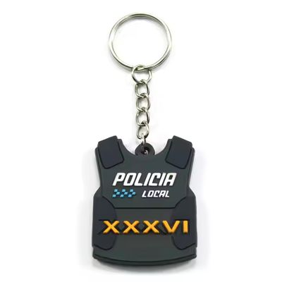 kupować Custom Logo PVC Rubber Keychain with 3D/2D Design for Promotional Keyrings online manufacture