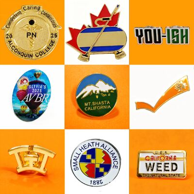 kupować Wysokiej jakości niestandardowa przypinka do klapy z logo ze stopu cynku z mocowaniem magnetycznym na prezenty biznesowe online manufacture