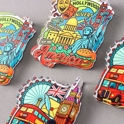 kupować Promocyjne magnesy akrylowe z własnym nadrukiem – magnesy na lodówkę z motywem anime, drukowane na sprzedaż hurtową jako pamiątki i prezenty online manufacture