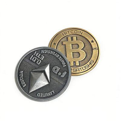 kupować Dwustronna moneta kolekcjonerska z drukiem typograficznym i wykończeniem w antycznym brązie dla klubów motocyklowych i kolekcjonerów online manufacture