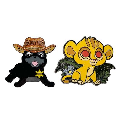 Wytwarzanie niestandardowe Cute Animal Pin Metal Badge Custom Cat Hard Enamel Pin