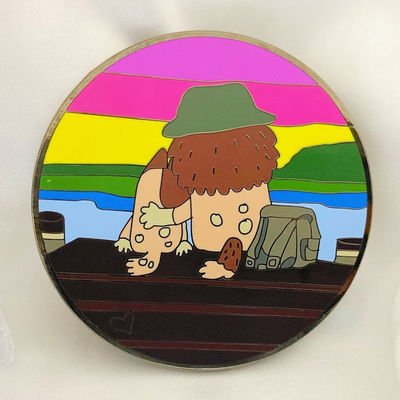specjalne rękodzieło metalowe hurtowe logo anime glitter pins badge metal lapel soft hard enamel pins