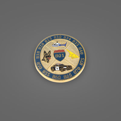 Niestandardowa moneta pamiątkowa ze stopu cynku z złotem i niestandardowy projekt dla pamiątek i wyzwań