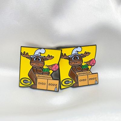 Zastosowane logo hurtowe Metal Cute Cartoon Enamel Lapel Craft Pin