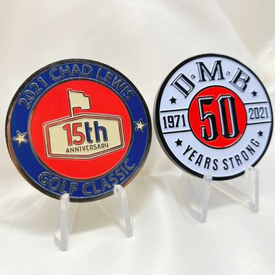 Tańsze 3D monety na zamówienie Z miedzianego cynku Metalowy emaliet Złoty srebrny Metalowy pamiątkowy
