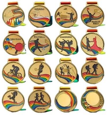Drukowanie literowe Medale piłkarskie na zamówienie Główne grawerowanie laserowe Medale sztuki walki Medale judo