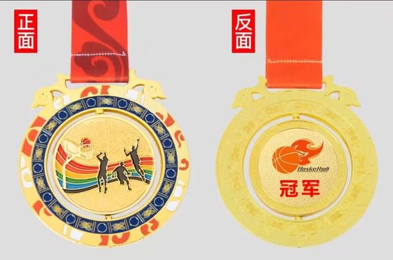 Brak minimalnych trofeów i medali China Producent Design Metal Promotional Medal Niestandardowe medale do koszykówki