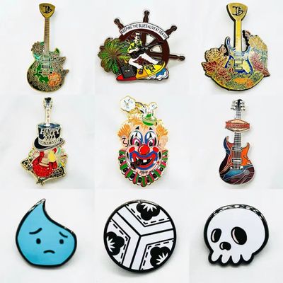 1.25-calowa gorąca sprzedaż antyczna nożyczki złote odznaka umieszczona metalowa szpilka niestandardowy lapel Biznes odznaka prezent