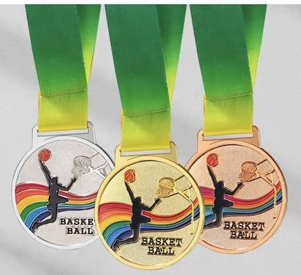 Kołowy wyścig Spinning Custom Medals Velvet Embroidered Personalized Race Medals