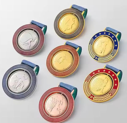 Europejski i Ameryka Północna Regionalny Design Metalowy Medal bez minimalnych trofeów i procesu pieczętowania
