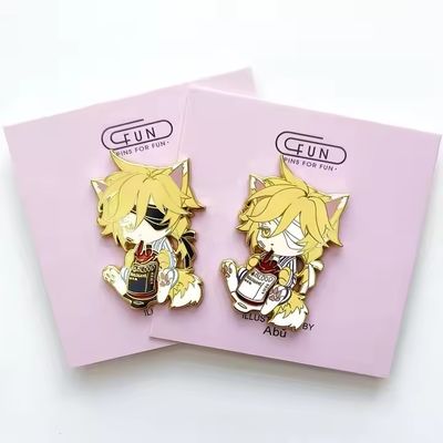 Enamel Pin Manufacturer Supply Fashion Accessories Anime Hard Enamel Pins Wholesale Custom Metal Brooch Cartoon Lapel Pin