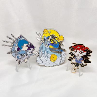 Niestandardowe szpilki z lapel i szpilki z odznakami z niestandardowym projektem twardych sztuczek emaliowych i złota / srebra / miedzi