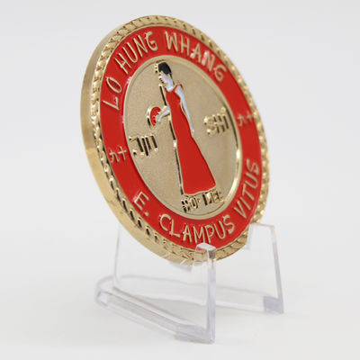 Dobra cena. Dwustronna moneta wyzwań o średnicy 2-2,5 cala z niestandardowym projektem, antycznym brązem/złoceniem w Internecie