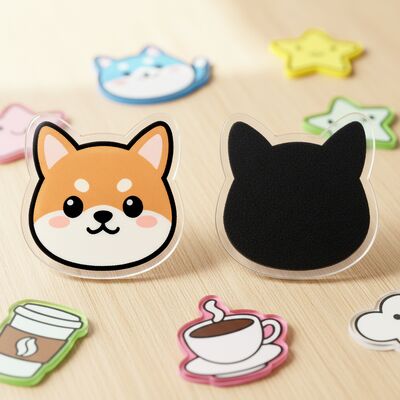 Dobra cena. Niestandardowa naklejka akrylowa o wysokiej przejrzystości w lodówce z silną konstrukcją magnetyczną i dostosowalnym rozmiarem i kształtem w Internecie