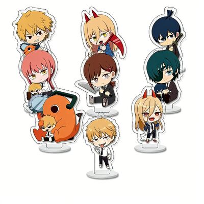 Dobra cena. Wysokiej jakości Custom Q Edition Character Acrylic Stand Cute Ornaments Collection Model Plate for Fans Dekoracja biurka w Internecie