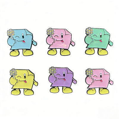 Dobra cena. Fabryczne, niestandardowe, twarde, emaliowane szpilki ️ Złota metalowa odznaka z proszkiem perłowym ️ Cute Lapel Pin Souvenir w Internecie