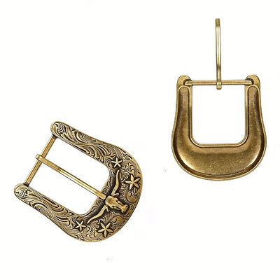 Niestandardowa paska z antycznym srebrnym stopem cynku i kolorowym miękkim emalem dla indywidualnego stylu zachodniego