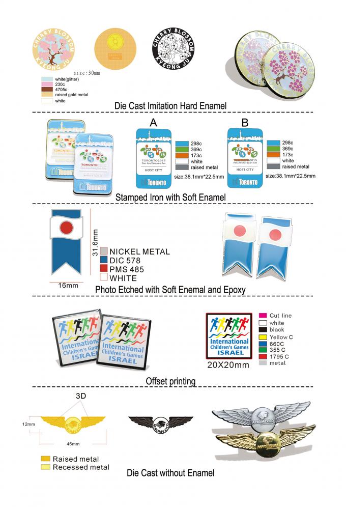 Niestandardowa szpilka emaliowa bez minimalnego błyszczącego broszki Anime twarda szpilka emaliowa miękka odznaka lapel 5