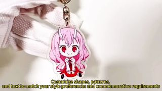 Niestandardowy brelok akrylowy Zaprojektuj swój własny