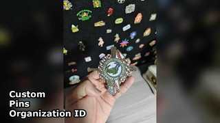 Niestandardowe przypinki do klapy do identyfikacji organizacji